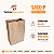 Kit 100 Sacos Kraft 18x28x11cm para Delivery - Imagem 2