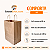 Kit 50 Sacolas Kraft com Alça Torcida 26x33x17,5cm para Delivery - Imagem 4