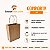 Kit 500 Sacolas Kraft com Alça Torcida 18x22x9cm para Delivery - Imagem 4