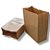 100 Sacos Kraft Delivery Pequena Fast Food Entregas 15x20x7 - Imagem 3