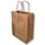 500 Sacolas Kraft Pequena Delivery Lanches 15x20x7 - Imagem 3