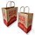 Kit c/ 100 Sacolas Kraft Média Delivery Lanches 24x28x12 Pede de Novo - Imagem 3