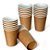 Copos De Papel Café Chá 200 Ml Kraft Biodegradável Kit c/ 2000 Unid - Imagem 1