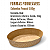 Forma Colomba Pascal 500g Forneável Oval Kit 20 Unidades - Imagem 4