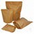 Kit c/ 100 Sacos Kraft Stand Up Pouch Zip Kraft Com Alumínio Interno 10x15x5 - Imagem 3