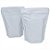 50 Embalagens Sacos Stand Up Pouch Branco Fosco Fecho Zip 17x23 - Imagem 7