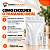 Kit 50 Sacos Stand Up Pouch Branco Fosco 1900ml 21x28x11cm com Zíper - Imagem 8
