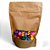 50 Embalagens Sacos Stand Up Pouch Kraft Zip Com Janela Visor 17x23 - Imagem 3
