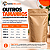 Kit 100 Sacos Stand Up Pouch Kraft com Alumínio Interno 1900ml 20,5x27,5x10cm com Zíper - Imagem 8
