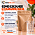 Kit 500 Sacos Stand Up Pouch Kraft com Alumínio Interno 1900ml 20x27x10cm com Zíper - Imagem 9