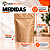 Kit 500 Sacos Stand Up Pouch Kraft com Alumínio Interno 1900ml 20x27x10cm com Zíper - Imagem 3