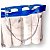 10 Sacolas Pvc Transparente Cristal Bolsa Praia 38x33 Azul - Imagem 2