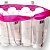 10 Sacolas Pvc Transparente Cristal Bolsa Praia 38x33 Pink - Imagem 2