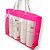 5 Sacolas De Pvc Transparente Cristal Bolsa Praia 39x29,5x8 - Imagem 4