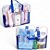 Kit c/ 10 Necessaire Transparente Bolsa PVC Cristal 26x23x7 Embalagens p/packs promocionais - Imagem 6