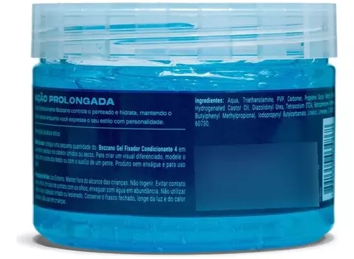 Bozzano Gel Fixador Mega Forte Fator 4 300g Kit c/ 2 unidades - Imagem 5