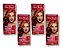 Kit Alta Moda 9.4 Louro Claríssimo Acobreado Coloração Creme (4 unidades) Alfaparf - Imagem 1