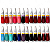 Kit 24 Esmaltes Impala Manicure Coloridos Escuros Vermelhos - DIVERSAS E ESCURAS - Imagem 1