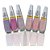 Kit 6 Esmaltes De Unha Claros Rosas Lilas Manicure Impala - ZAZ, LEME, GATINHA, INOSCENCE, BUQUE, GELEIA DE FRUTAS - Imagem 1