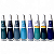 Kit Impala Seleção De Esmaltes Em Tons De Azul Para Manicure 8 Unidades - Imagem 1