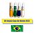 Kit Impala Manicure Seleção Brasileira c/4 Esmaltes Amarelo Verde Azul e Branco - Imagem 4