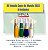 Kit Impala Manicure Seleção Brasileira c/4 Esmaltes Amarelo Verde Azul e Branco - Imagem 2