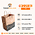 Kit 100 Sacolas Kraft com Alça Torcida 24x30x14cm para Delivery - Happy Food - Imagem 4