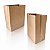 Kit 500 Sacos Kraft 24x30x14cm para Delivery - Imagem 1