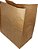 Kit com 100 Sacos de Papel Kraft 30x31x19 cm - Delivery de Lanches e Refeições, Ideais para Restaurantes e Lanchonetes - Imagem 2