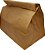 Kit com 100 Sacos de Papel Kraft 30x31x19 cm - Delivery de Lanches e Refeições, Ideais para Restaurantes e Lanchonetes - Imagem 4