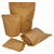 Kit c/ 50 Embalagens Kraft  P/ Café 500g Stand Up Pouch Zip Kraft Com Alumínio Interno 20X27 - Imagem 4