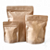 Kit 300 Embalagens Sacos Stand Up Pouch Kraft com Zíper - 500 ml (14x19.5 cm) - Ecológicas e Práticas - Imagem 2