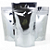 Kit 300 Sacos Laminados Metalizados Prata Stand Up Pouch 6500 ml (29x41 cm) com Fecho Zip - Ideal para Alimentos - Imagem 1