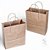 Kit 300 Sacolas de Papel Kraft 120g - 23x28x10 Extra Resistentes com Alça Torcida para Delivery e Presentes - Imagem 2