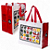 Ecobags Sacolas de Ráfia Reutilizáveis 40x35x18 Kit c/ 10 Unidades - Capacidade 15Kg Estampa Frutas Brasileiras - Imagem 1