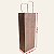 100 Sacolas Kraft Para Garrafas De Vinhos Bebidas 14x39x9 - Imagem 2
