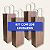 200 Sacolas Kraft Para Garrafas De Vinhos Bebidas 14x39x9 - Imagem 4
