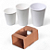 Suporte Porta Copo De Papelao Para 1 Copo - Kit c/ 50 Unid Delivery de Bebidas - Imagem 1