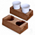 Suporte Porta Copos De Papelao Para 2 Copos Delivery - Kit c/ 90 Unid - Imagem 1