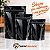 Kit 100 Sacos Stand Up Pouch Preto Metalizado 1900ml 20x27x10cm com Zíper - Imagem 9