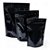 Kit 100 Embalagens Sacos Stand Up Pouch Preto Metalizado Brilhante com Fecho Zíper 29,5x41,5 - 6500ml - Funcional e Mode - Imagem 6