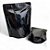 Kit 50 Embalagens Sacos Stand Up Pouch Preto Metalizado Brilhante com Fecho Zíper 12x19 - 350ml - Funcional e Moderna - Imagem 9