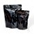 Kit 50 Embalagens Sacos Stand Up Pouch Preto Metalizado Brilhante com Fecho Zíper 12x19 - 350ml - Funcional e Moderna - Imagem 10