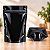 Kit 50 Sacos Stand Up Pouch Preto Metalizado 1900ml 20x27x10cm com Zíper - Imagem 1