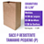 Kit 250 Sacos de Papel Kraft 18x28x11 - Perfeitos para Delivery de Lanches e Refeições - Imagem 2