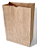 Kit 250 Sacos de Papel Kraft 18x28x11 - Perfeitos para Delivery de Lanches e Refeições - Imagem 4