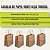 Kit com 200 Sacolas Kraft Pequenas Mini 15x17x7 para Delivery e Lojas - Imagem 5