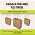 Kit com 200 Sacolas Kraft Pequenas Mini 15x17x7 para Delivery e Lojas - Imagem 4