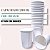 Copos de Papel Branco Descartável 200 ml Biodegradável Ecológicos - Kit c/ 200 unid - Para Bebidas Quentes ou Geladas - Imagem 2