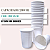 Copos de Papel Branco Descartável 200 ml Biodegradável Ecológicos - Kit c/ 300 unid - Para Bebidas Quentes ou Geladas - Imagem 2